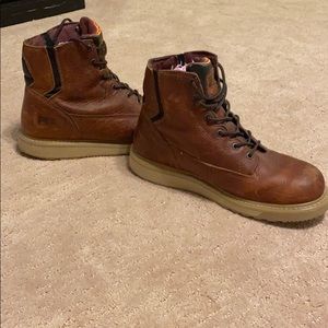 Timberland brown leather boots